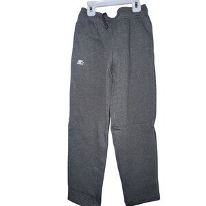 Starter Boys Grey Fleece Jogger Sweatpants Medium
